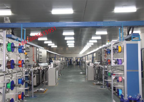 Cheap Multi Color Sj50 1.2mm Cable Extrusion Machine Fiber Optic Secondary Coating Lines for sale