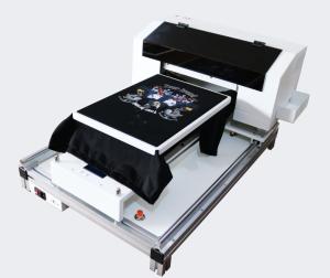 Full Automatic A3 DTG printer T-Shirt printer Directly to Garment white and color same time print DTG flatbed printer