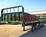 Bulk Cargo / Container Semi Trailer 400 - 600mm Sidewall Height 50T Payload
