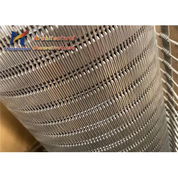 Lobby Pillar Covering SS316 SS Cable Mesh Screen 80mm