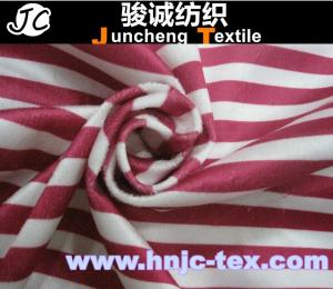 China 100% polyester plaid cotton imitation velvet fabric/Grid printed imitate cotton velveteen on sale