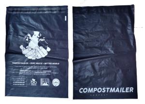 Best Zero Waste Plastic Free Packaging Heat Seal Compostable Mailing Bags wholesale
