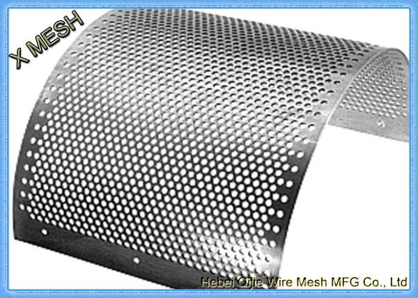 Cheap 2mm Stainless Steel Perforated Metal Mesh Sheet Round Hole Punched Openings for sale