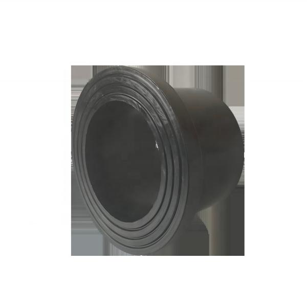 Cheap Butt Fusion Stub End Black PE Flange Adaptor Plastic Tubes HDPE Pipe Fitting for sale
