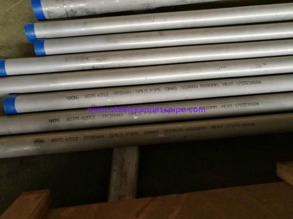 Cheap Stainless Steel Seamless Pipe, TP304H, TP310H,TP316H,TP321H, TP347H Grain Size Test for sale