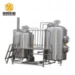 Industrial Craft Beer Brewing Equipment 1000L Conical Fermenters Steam Heating