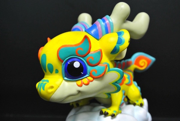 Lucky Symbol Chinese Dragon Toy Figures Eco - Friendly Material 9.5*8*5cm