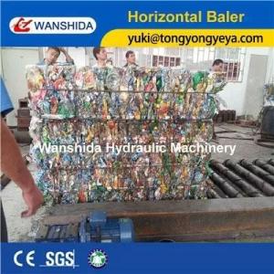 Best 25 Tons Horizontal Baler Machine 1200kgs PET Bottles Baler CE Standard wholesale