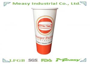 China Large Disposable Paper Cold Cup For Cola , Soda , Carbonated Drink on sale