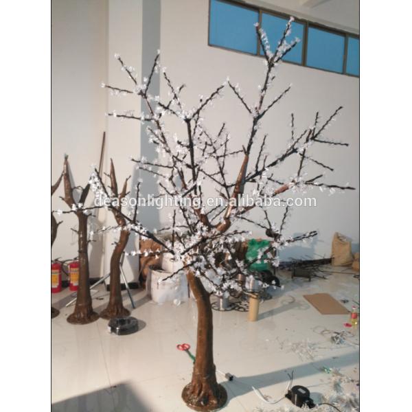artificial lighted trees