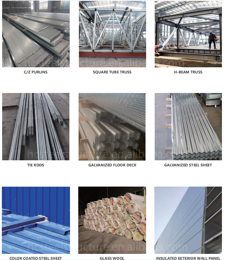 Commercial Construction Projects High-rise Prefab Steel Structure Shopping Mall Building