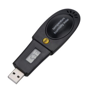 Temperature Humidity Data Logger USB Interface LCD Hygrometer Thermometer