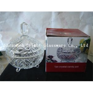 Best glass storage jar with lid, glass container wholesale wholesale