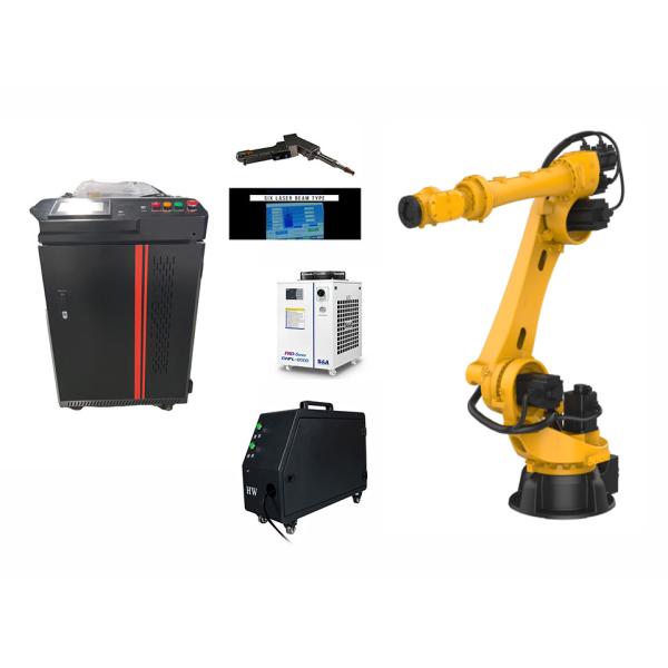 Fast Flexible Handheld Laser Welding Machine 2000W with Water Cooling Chiller Unit