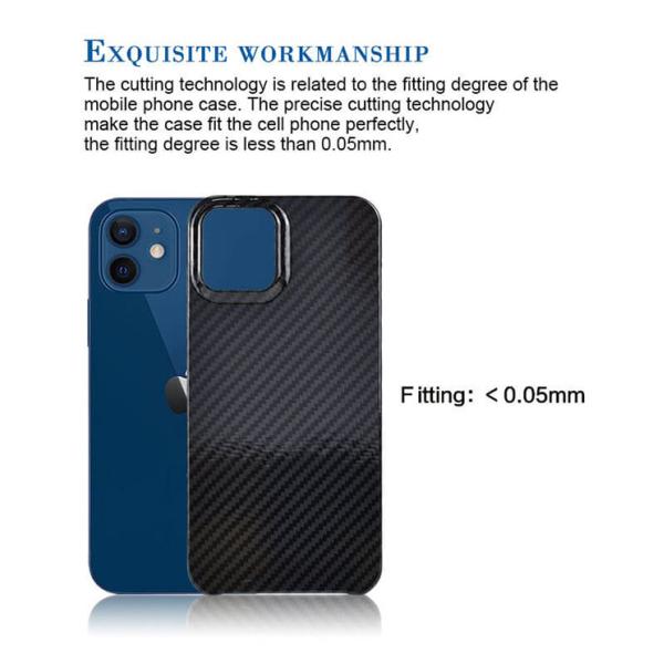 Waterproof iPhone 12 Carbon Aramid Fiber Phone Case