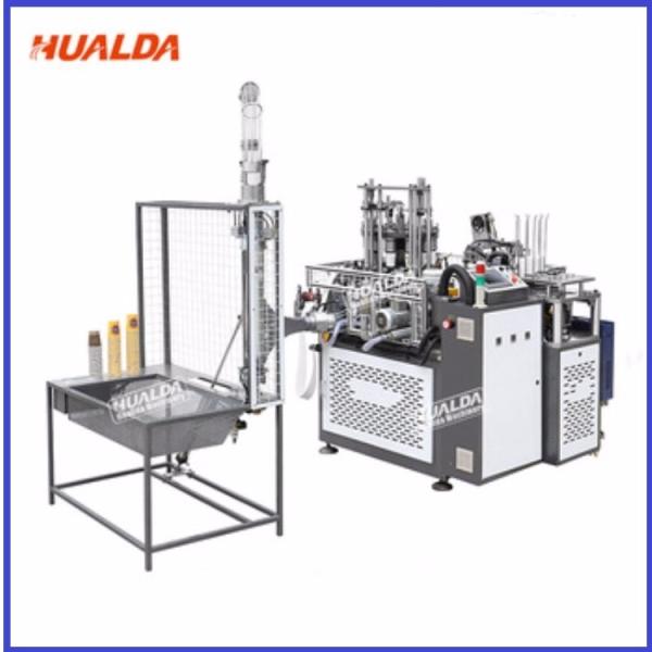 High Speed Paper Cup Forming Machine , 4 Kw Power Lid Forming Machine