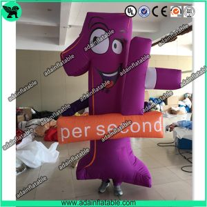 Best Promotional Walking Inflatable Number Costume Advertising Moving Mascot Inflatable wholesale