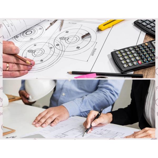 Width 24 - 80 Inch Good Ink Absorption CAD Plotter Paper For Computer Drawing