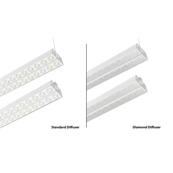 2700k 150LM/W Linear Led Ceiling Lights For Office Illumination