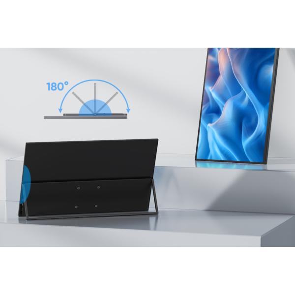 Large Portable Monitor 18.5 inch 1080P FHD USB-C with Kickstand for Gaming Laptop Xbox PS4/5