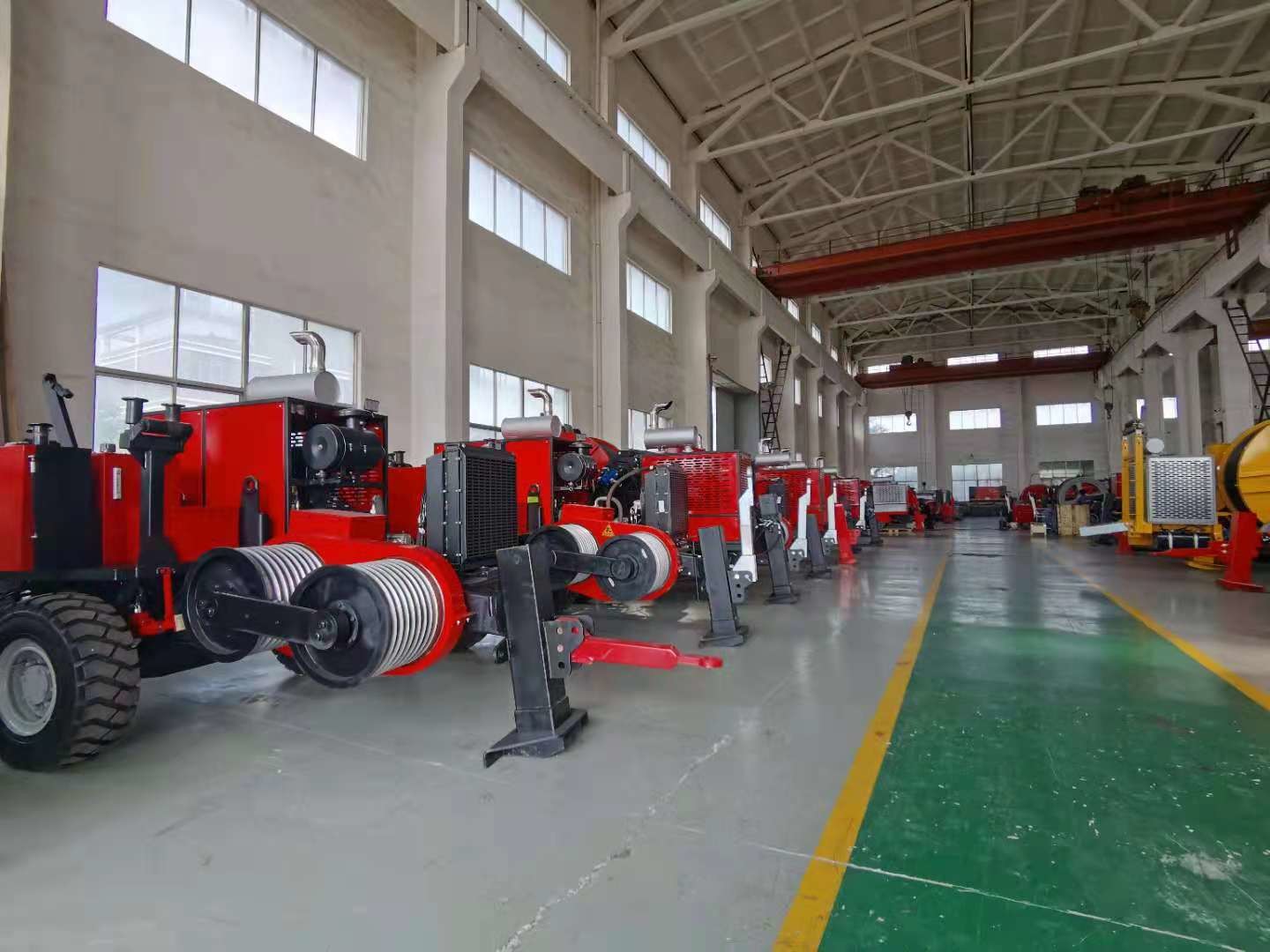 280KN Overhead Line Bull-Wheel Hydraulic Brake Cable Puller Winch Machine