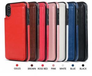 Best Lightweight Cell Phone Protective Covers Fashion Leather Phone Case With Card Slot wholesale