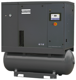 Compact G18 Oil Injected Atlas Screw Air Compressor 18kw Economical