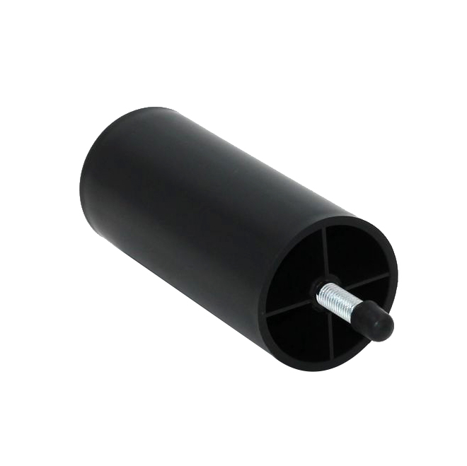 KR-P0132 Durable Plastic Leveling Feet , 115mm Adjustable Furniture Legs Easy Install