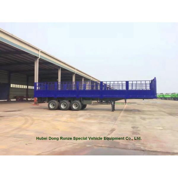 Flatbed Container Trailer 3 axle for container Loading capacity 40 ton ,60ton,80Ton