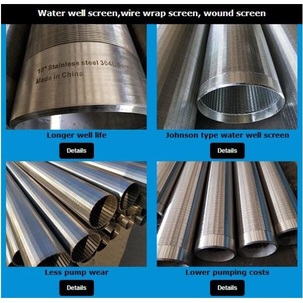 Filter Cartridge Stainless Steel Wedge Wire Screen