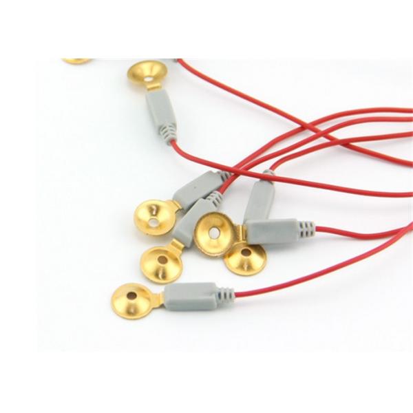 Alligator Flexible Soft Eeg Electrodes Cable 24 Pcs Set PVC TPU Material
