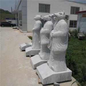China Polishing Surface Animal Stone Sculptures 100CM Handmade on sale