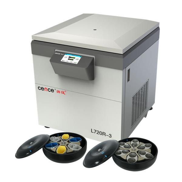Large Capacity Blood Bank Centrifuge L720R-3 with 6x2400ml Swing Rotor 6x1000ml Angle Rotor