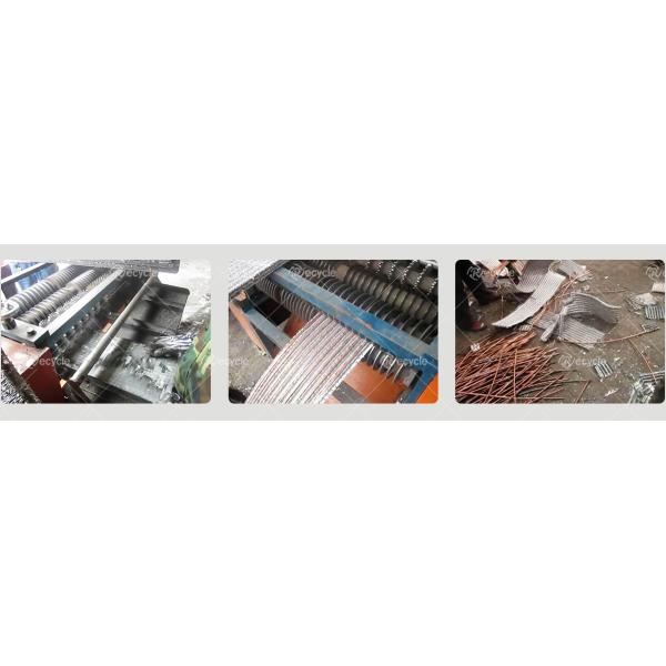 Waste AC Radiator Recycling Machine Radiator Scrap Separator