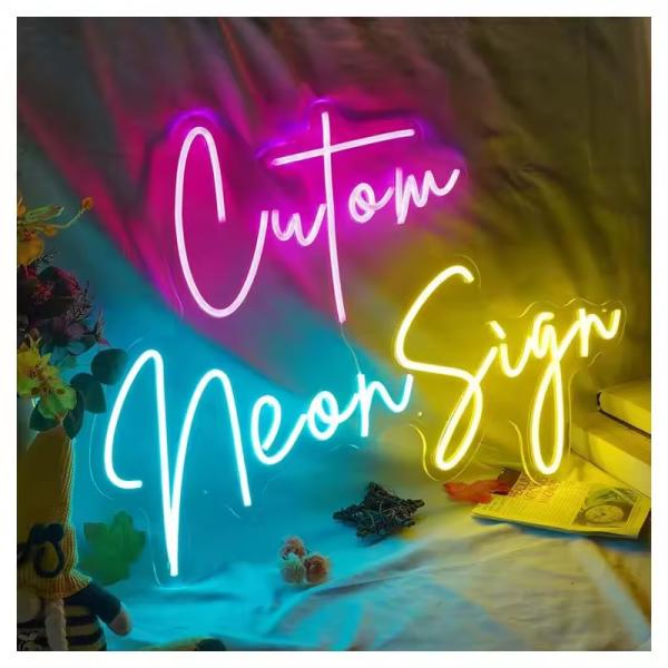 Cheap Pink Purple White Romantic Flex High Brightness Neon Logo Sign Led for sale