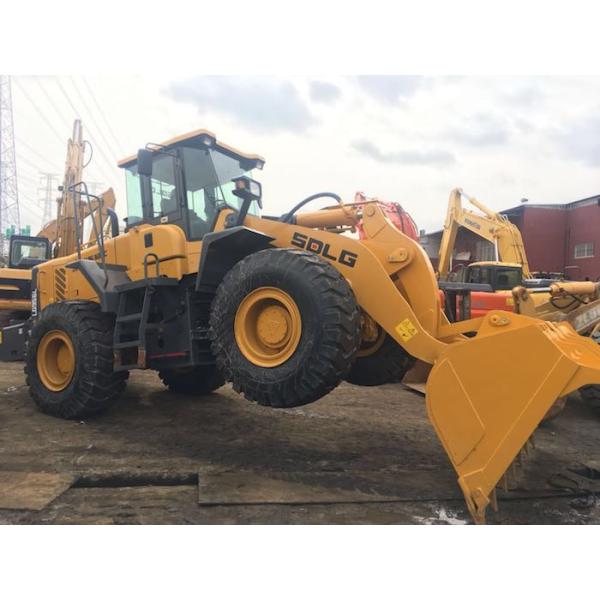 SDLG LG956L Second Hand Wheel Loaders For Building Hydraulic Pilot Control