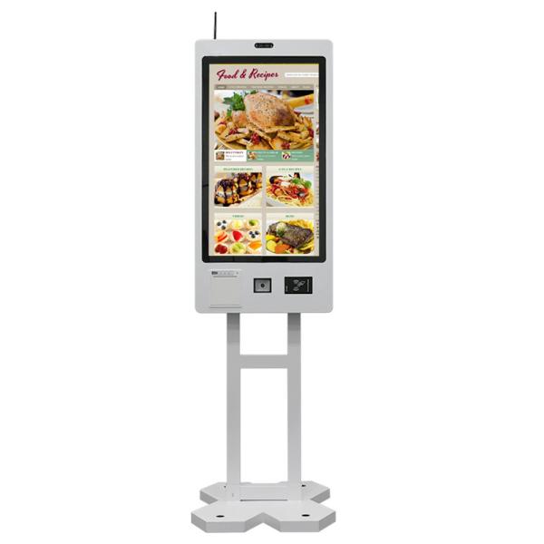 Cheap Automatic Fast Food Touch Screen Ordering Kiosk Self Service for sale