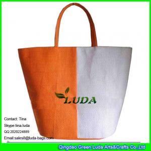 China LUDA 2012 popular straw tote bag canton fair paper straw bags on sale
