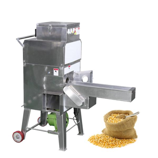 Cheap Electric Chain Fruit Vegetable Processing Equipment Sweet Rice Thresher for sale
