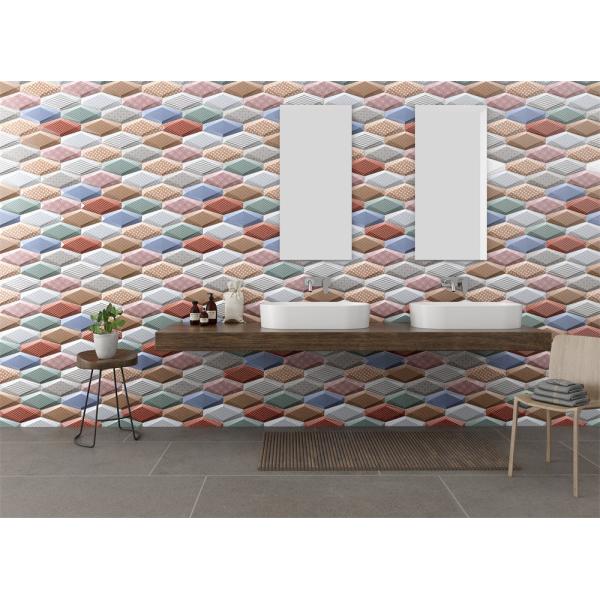 AAA Grade 10x20cm Bevelled Bread Wall Tiles for Indoor Use