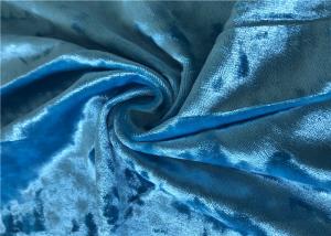 Best 250gsm KS Polyester Spandex Velvet Fabric Crushed Ice Dress For Clothing wholesale