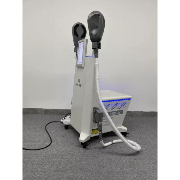 White 7 Tesla EMS Muscle Stimulator Machine Air Cooling For Weight Loss