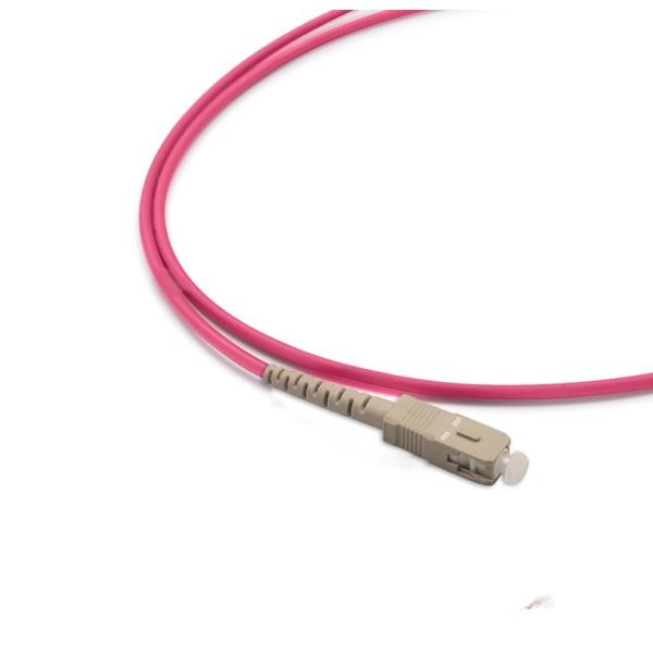 SC APC UPC 0.9mm Fiber Optic Connector Single Mode / Multi Mode