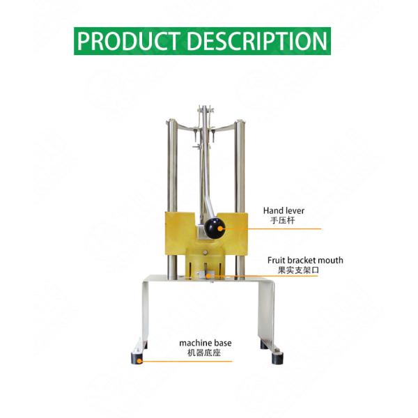SS304 Industrial Pineapple Peeler Machine Fruit Pineapple Peeling Machine
