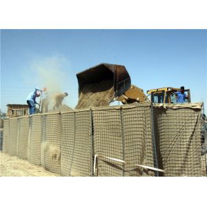 China MIL19 Flood Defensive Bastion Barriers Hesco Barrier Galvanized on sale