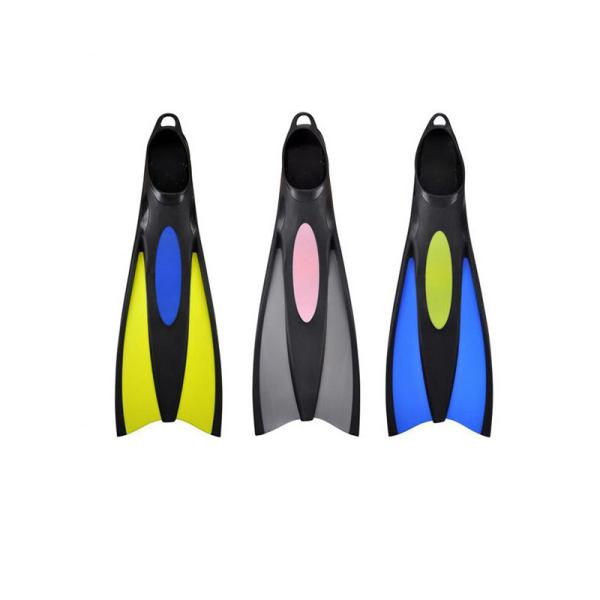 Cheap Professional Full Foot Diving Swim Fins With Extended Sole Plate for sale
