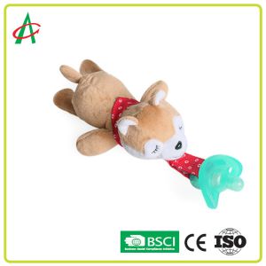 Washable Pacifier Plush Toy Pacifier Clip CE/BSCI Certificate