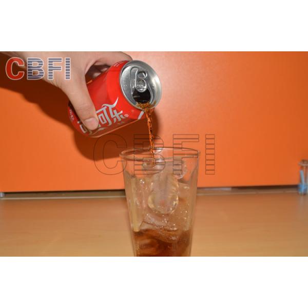 Energy Saving Ice Tube Machine / Tube Ice Plant Blue Or Yellow Color