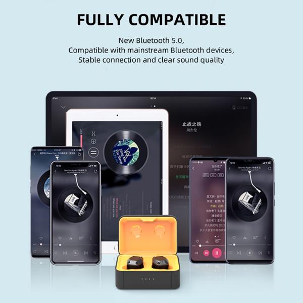 Noise Cancelling TWS Wireless Bluetooth Earbuds Waterproof T15 With Charging Case