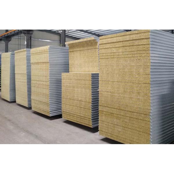 A Class High Density Rock Wool Sandwich Panel Board Water Repellent